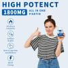 1800mg Fisetin Supplement - Advanced Liposomal Delivery 98% Pure Fisetin Antioxidant for Healthy Aging Non-GMO - 180 Capsules view 3