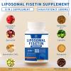 1800mg Fisetin Supplement - Advanced Liposomal Delivery 98% Pure Fisetin Antioxidant for Healthy Aging Non-GMO - 180 Capsules view 4