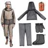 1 Set Mosquitoes Suit Breathable Mesh Lightweight Adjustable Quick-dry Mosquitoes Jacket with Hood Pants Mitts Socks & Storage Bag for Fishing Hiking Camping view 1
