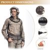 1 Set Mosquitoes Suit Breathable Mesh Lightweight Adjustable Quick-dry Mosquitoes Jacket with Hood Pants Mitts Socks & Storage Bag for Fishing Hiking Camping view 2