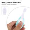 IDEANATEGRATE 2pcs Silicone Training Toothbrushes, Soft Toothbrushes for Ages 0-10, Mint Green and Pink, Gentle Oral Care and Teeth Cleaning Random Color view 3