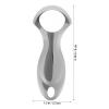 Hemobllo Stainless Steel Tongue Scraper for Adults Portable Oral Care Cleaning Tool Handheld Mini Tongue Cleaner view 2