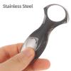Hemobllo Stainless Steel Tongue Scraper for Adults Portable Oral Care Cleaning Tool Handheld Mini Tongue Cleaner view 4