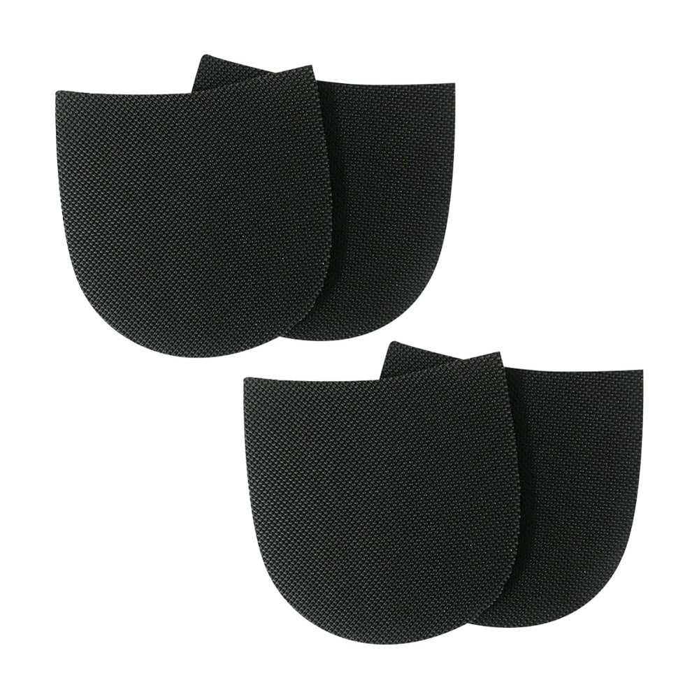 UUYYEO 2 Pairs Shoe Repair Rubber Heels Boot Replacement Heel Caps Tips Anti Slip Shoe Repair Cushion Pads Rubber Sole Protectors Shoe Bottom Repairing Material for Sneakers Boots