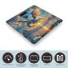 Sea Sunset Flying Dragon Bathroom Scale for Body Weight Bathroom Weighing Scales with Back Lit LED Display Sturdy Tempered Glass Body Weight Bathroom Scale 400lb Weighing view 3