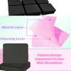 300 Pcs Grade Lint Free Wipes for Nails, Super Absorbent Nail Wipes for Gel Polish Removal, Eyelash Extensions, and Nail Prep (300, biack) view 3