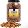 Peanut Butter Filled Pretzels, Crunchy Nuggets with Real, Salty Snacks for Adults & Kids, Perfect for Parties, Movies & On-the-Go, Kosher, 50 oz Resealable Jar view 1
