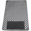 byepica Non-Slip Bath Mat with Foot Scrubber, 35.4 X 23.6 in PVC Shower Mat, 200+ Suction Cups, Fast Drain Hole, Gray view 1