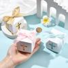Gythara Square Cross Theme Paper Boxes, Crucifix Religious Boxes with Ribbon for DIY Party Favor, Wedding, Present, Jewelry, Birthday Decor-5.9x5.9x6.1cm, 36 pcs 3 Styles view 4