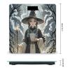 Magic Witch Witchcraft Bohemian Drawing Bathroom Scale for Body Weight Bathroom Weighing Scales with Back Lit LED Display Sturdy Tempered Glass Body Weight Bathroom Scale 400lb Weighing view 2