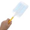 Adorainbow Disposable Electrostatic Dusting Duster Kit 13pcs with Handle 3 Yellow Handles and 10 Green-White Replacement Refills for Home Office Furniture Cleaning Blinds Keyboard view 4