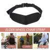 NULYLU Adjustable Safety for Elderly Legs, Thin Black Leg Fixing Band with Elastic Support for Patient Mobility and Fall Prevention view 3