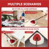 12 Pack Mop Heads Replacements, EasyWring Mop Head Refills for Ocedar Mop Systems, Microfiber Swivel Mop Replace Heads, Deep Cleaning Machine Washable and Easy to Replace view 4