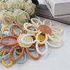 2pcs Nordic Flower Soothing Teether - Cartoon Hollow Holding Teether for Teething Relief(White Flowers) view 3