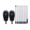 Modifiable Rustless Border Scourer 3.6m Telescopic Post Multiple Face Cleanser for Heightened Home Maintenance Extendable Border Cleansing Brush view 1