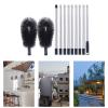 Modifiable Rustless Border Scourer 3.6m Telescopic Post Multiple Face Cleanser for Heightened Home Maintenance Extendable Border Cleansing Brush view 2