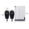 Modifiable Rustless Border Scourer 3.6m Telescopic Post Multiple Face Cleanser for Heightened Home Maintenance Extendable Border Cleansing Brush view 3