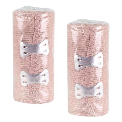 Angoily 2pcs Elastic Wrap Bandages Compression Sports Wrap Breathable Stretchable Hand and Foot Support Strap 10cm X 4.5m for Injury and Outdoor Activities