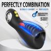 2026 Efficient Version Hands Free Male Masterburbatar, 9X Speed & Extension Adjustment & Foldable Handle H4567A view 2