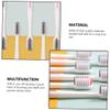 balacoo Adult Soft Bristle Toothbrushes 5pcs Small Head Triple Spiral Bristles Oral Cleaning for Sensitive Teeth Mixed Colors Random Color view 4