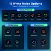 COOLNIGHT White Noise Sound Machine & Spectral Atmosphere Projector, 15 Soothing Pure Music & Nature Sounds, Premium Consumer Electronics Sleep Aid view 2
