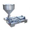 800W Pneumatic Paste Liquid Filling Machine, 50-500ml/1.69-16.9oz, Double Head Bottle Filling Machine Piston Filler with 40L Hopper for Kinds of Liquids and Pastes, 1-30 Cans/min view 1