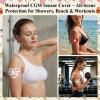 32 Pack Adhesive Patches Compatible with Dexcom G7, CGM Sensor Patches Butterfly Flower Heart Glucose Sensor Covers Over Patches Stickers Waterproof and Sweat-Proof view 3