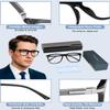 Progressive Multifocal Reading Glasses for Men Women, Photochromic Transition Computer Glasses with Anti Blue Light, UV400 Full Frame TR-90 Anti-Slip Temple, Indoor Outdoor Presbyopia Readers 3.0 view 3