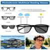 Progressive Multifocal Reading Glasses for Men Women, Photochromic Transition Computer Glasses with Anti Blue Light, UV400 Full Frame TR-90 Anti-Slip Temple, Indoor Outdoor Presbyopia Readers 3.0 view 4
