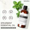MUNUSNA Spearmint Essential Oil 100ML, 100% Pure Spearmint Oil Aromatherapy Oil for Diffuser, Skin Hair Care, Massage, Yoga, Home, Soap and Candle Making view 2