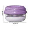 Brace Storage Box, Portable And Convenient, ABS, Aligner And Retainer Case, Professional Orthodontic Storage Box, Secure Denture Container, For Cleaning Soaking Rinsing Travel view 3