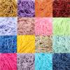 Anenog Gift Basket Filler 300g Raffia Paper Raffia Stuffing DIY Wedding Party Gift Box Candy Material Packaging Filling Decoration Crepe Paper(Royal blue) view 2