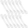 CTEAKOP 6 Pairs Transparent Shoe Straps for Heels, Plastic Elastic Heel Straps Invisible Shoelaces, Anti-Loose Anklet Belt Shoe Straps for Loose Shoes High Heels Women view 1