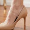 CTEAKOP 6 Pairs Transparent Shoe Straps for Heels, Plastic Elastic Heel Straps Invisible Shoelaces, Anti-Loose Anklet Belt Shoe Straps for Loose Shoes High Heels Women view 3