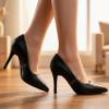 CTEAKOP 6 Pairs Transparent Shoe Straps for Heels, Plastic Elastic Heel Straps Invisible Shoelaces, Anti-Loose Anklet Belt Shoe Straps for Loose Shoes High Heels Women view 4