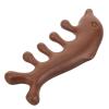 ARTIBETTER Wooden Five-Tooth Scalp Massage Comb Bone Shaped Acupoint Massager for Home Use with Dolphin Design Relaxation Tool for Stress Relief view 1