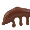 ARTIBETTER Wooden Five-Tooth Scalp Massage Comb Bone Shaped Acupoint Massager for Home Use with Dolphin Design Relaxation Tool for Stress Relief view 3