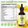 Liposomal L-lysine Monolaurin Liquid Drops, Lysine 1000MG Supplement for Adults & Kids, Echinacea & Elderberry with Vitamin C & D3, Zinc, for Lip & Skin Health, Collagen & Immune Support, 4 Fl Oz view 2