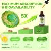 Liposomal L-lysine Monolaurin Liquid Drops, Lysine 1000MG Supplement for Adults & Kids, Echinacea & Elderberry with Vitamin C & D3, Zinc, for Lip & Skin Health, Collagen & Immune Support, 4 Fl Oz view 4