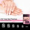 Nail Repair Patches for Damaged Nails - 6 Sizes Clear Nail Shaped Repair Sheets, Fixation & Isolation Layer, Protective Layer for Acrylic, Invisible Instant and Easy to Use 26 Pcs (590 units) view 4