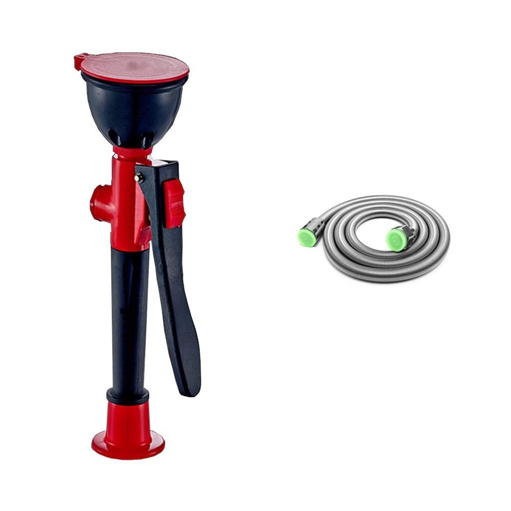 YHdtUO Copper Sprayed Single Port Eyewash, Laboratory Eyewash, with Hose, Handheld Emergency Eyewash Station