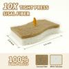 18 Pack Natural Kitchen Sponges, Biodegradable & Compostable | Non-Scratch Cellulose Coconut Fiber Sponges for Dishes, Pots & Pans | Eco-Friendly Cleaning Sponge (18) view 2