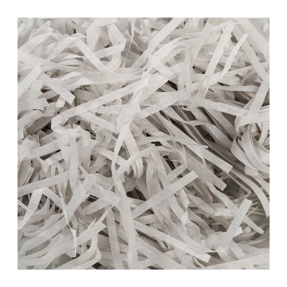 Anenog Gift Basket Filler Diy Paper Raffia Shredded Paper, 300g Bag, Confetti Gift Box Filling Material, Wedding Wedding Home Decoration(Clear)