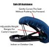 Seat Assist Cushion, Portable Self-Help Lifting Device for Seniors, Memory Foam Support Pad for Easy Sitting and Standing, Uplift Aid for Elderly and Disabled view 2