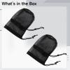 Vestamore Black Dog Face Protector XL, Mesh Cover, 17.7 X 16.5 in, Outdoor Defense Against Insect Bites and Harmful Substances view 2