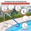 LALFPET Stainless Steel Pool Handrail Heavy Duty 375 lbs Load Non-Slip Grip Quick Mount Base Ideal for Bathtub & Pool Entry Size: 5436 view 2