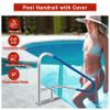 LALFPET Stainless Steel Pool Handrail Heavy Duty 375 lbs Load Non-Slip Grip Quick Mount Base Ideal for Bathtub & Pool Entry Size: 5436 view 4