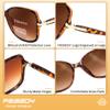 FEISEDY Women Bifocal Sunglasses Reader, Butterfly Sun Reader, Fashion Outdoor Blue Light Reading Glasses, UV400 Protection B0351 Leopard,2.0x view 4