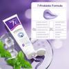 7-Pro Whitening Toothpaste with 7 Probiotics, Advanced Stain Removal Formula for Gum Health, Purple Burst Beads for Fresh Breath, Fluoride-Free & Enamel Safe (4 PCS) view 3