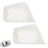 2 Pack Filter Side Cover Compatible with Resmed AirSense 10/AirStart 10/AirCurve 10 19729 Filter Cap for CPAP Autoset VPAP Machines Universal Plastic Replacement White view 1